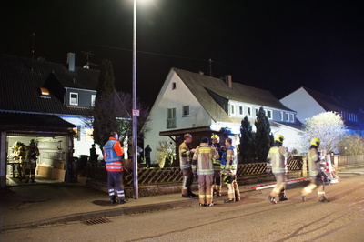 Rutesheim: Geraeteschuppen geht in Flammen auf!